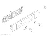 Схема №2 HBN5420UC с изображением Ручка для плиты (духовки) Bosch 00665181