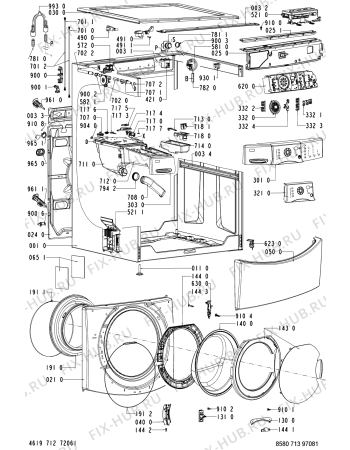 Схема №2 713 GT/BC с изображением Другое для стиральной машины Whirlpool 481221479633