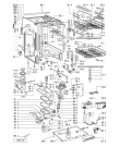 Схема №1 ADP 2966/1 WHM с изображением Панель для посудомоечной машины Whirlpool 481245370751