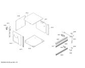 Схема №3 BS255100 с изображением Рамка для электропечи Bosch 00479207