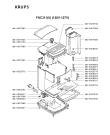 Схема №1 F9624133(0) с изображением Криостат для электрокофеварки Krups MS-0908508