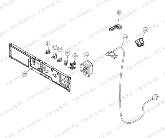 Взрыв-схема стиральной машины Gorenje T701 TW   -White (900002484, TD11TW) - Схема узла 05