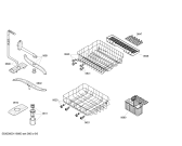 Схема №1 SRI30E05EU с изображением Вкладыш в панель для электропосудомоечной машины Bosch 00661453