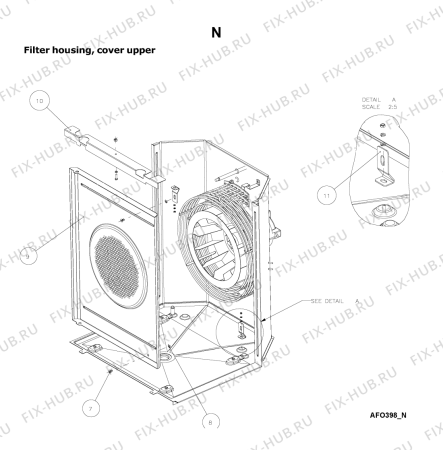 Схема №6 AFO 385 с изображением Уплотнитель (прокладка) для электропечи Whirlpool 483286011789
