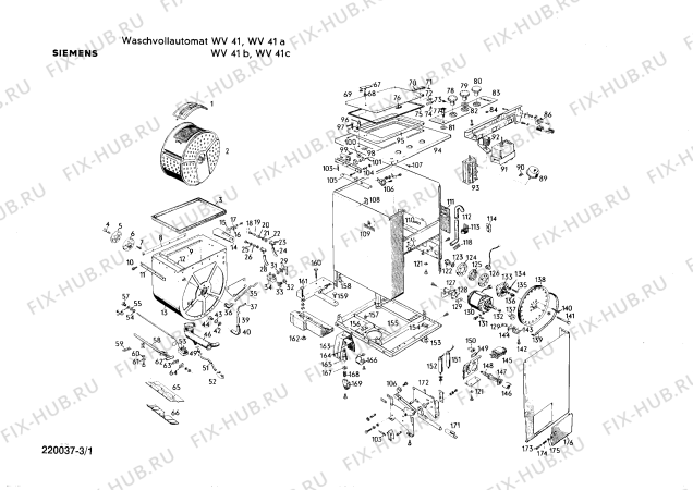 Схема №2 WV41A SIWAMAT K с изображением Конденсатор пластмассовый для стиралки Siemens 00071722