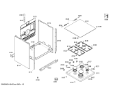 Схема №3 HGV523123T с изображением Панель управления для духового шкафа Bosch 00679624