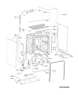 Схема №1 KDSDM 82130 с изображением Блок управления для электропосудомоечной машины Whirlpool 481010825718
