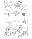 Схема №1 GCFP 1582 WS с изображением Сенсорная панель для посудомойки Whirlpool 481245371459