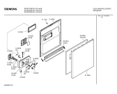 Схема №2 SE23231EU с изображением Передняя панель для электропосудомоечной машины Siemens 00363026