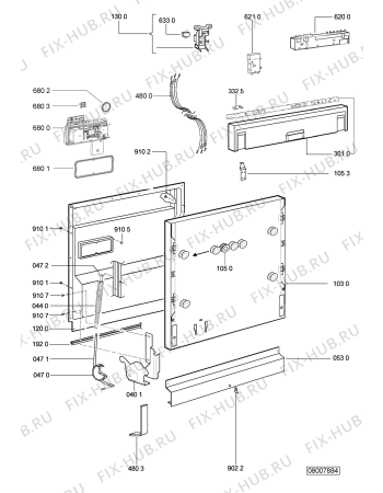 Схема №1 ADG8310 (F091697) с изображением Руководство для посудомоечной машины Indesit C00355979