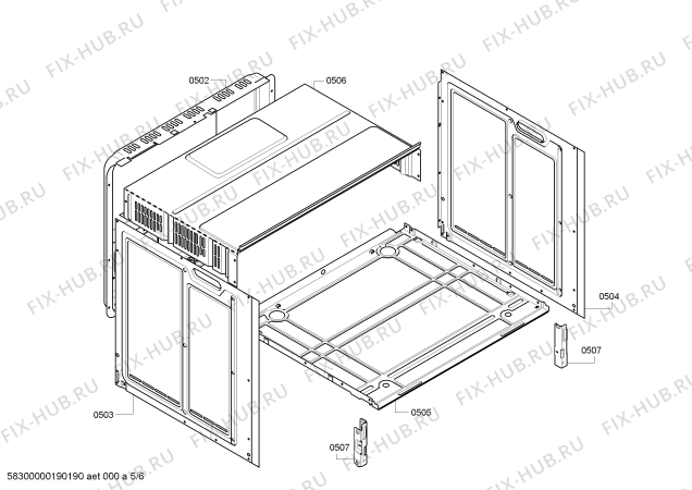 Схема №1 VVH32C3151 с изображением Панель управления для плиты (духовки) Bosch 00748817