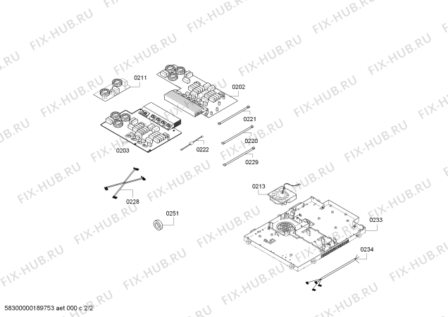 Схема №1 PIM845F17V BO.5M.80.MUT.24.X.DesF.X.XX с изображением Стеклокерамика для духового шкафа Bosch 00773657