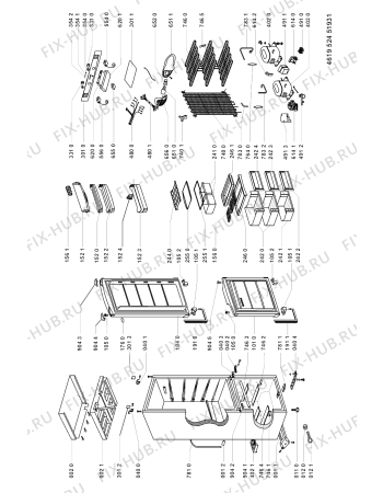 Схема №1 ARC 5560/AL с изображением Кабель-адаптер для холодильника Whirlpool 481221479164