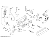 Схема №1 SMI86M75DE с изображением Передняя панель для электропосудомоечной машины Bosch 00703847