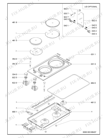 Схема №1 AKT310IX (F104086) с изображением Всякое для духового шкафа Indesit C00386852