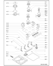 Схема №1 001 105 03 с изображением Клавиша для плиты (духовки) Whirlpool 481241279297
