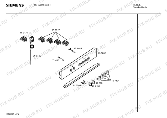 Схема №3 HS27221SS с изображением Труба для духового шкафа Siemens 00267040