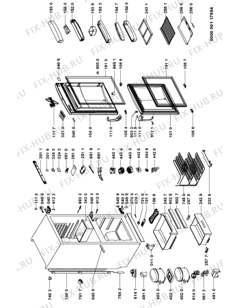 Схема №1 ARZ 899-1/H/SILVER с изображением Рукоятка для холодильника Whirlpool 481250018086