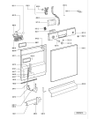 Схема №1 ADP 4400 WH с изображением Обшивка для посудомоечной машины Whirlpool 481245372468