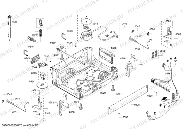 Схема №1 SHP865WF2N SilencePlus 44 dBA с изображением Панель управления для посудомойки Bosch 00775782