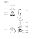 Схема №1 FSD112(0) с изображением Насадка для электросоковыжималки Krups MS-4879304