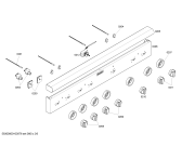 Схема №1 PC486GDBS с изображением Панель управления для плиты (духовки) Bosch 00442760