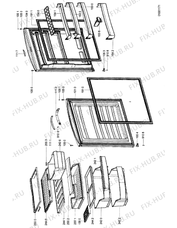 Схема №2 ARG 761 WCB 48 с изображением Затычка для холодильной камеры Whirlpool 481238028025