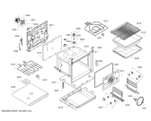 Схема №1 P1HEC74351 с изображением Панель управления для плиты (духовки) Bosch 00679014