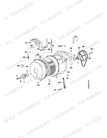 Взрыв-схема стиральной машины Electrolux EWT1050 - Схема узла Functional parts 267