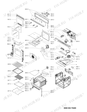 Схема №1 OVN 910 W 201.237.50 с изображением Панель для духового шкафа Whirlpool 481245240231