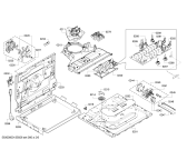 Схема №2 B14P42N0 с изображением Панель управления для электропечи Bosch 00669185