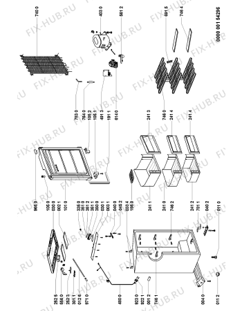 Схема №1 AFB6601 (F090651) с изображением Другое для холодильника Indesit C00331013