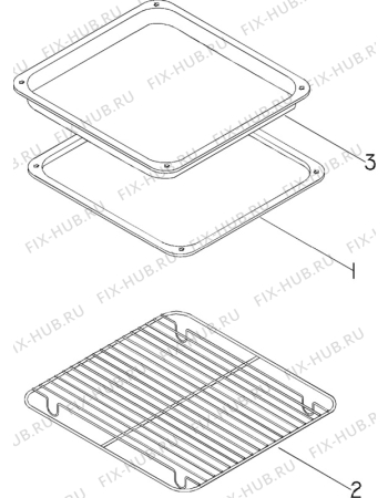 Взрыв-схема плиты (духовки) Electrolux CF866V - Схема узла H10 Oven Furniture, Users manual