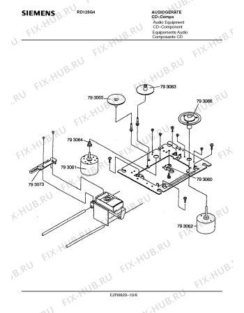 Схема №3 RD125G4 с изображением Потенциометр для аудиотехники Siemens 00791890