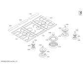 Схема №2 CG492111 с изображением Решетка для плиты (духовки) Bosch 00668311