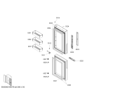 Схема №3 KAF96A46TI Added Value с изображением Дверь для холодильника Bosch 00716828