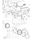 Схема №2 AWO/D 7828 W с изображением Модуль (плата) для стиральной машины Whirlpool 480111104307