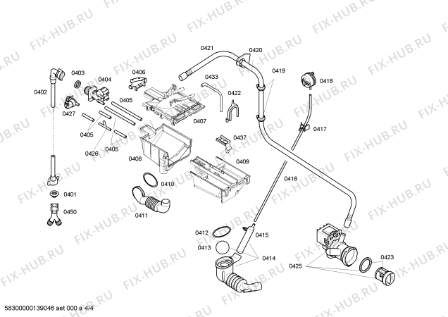 Схема №2 WXP805B6 с изображением Силовой модуль для стиралки Bosch 00674701