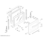 Схема №1 3HB558BC H.BA.PY.L3D.IN.GLASS.GL/.B.E3_COT/ с изображением Внешняя дверь для плиты (духовки) Bosch 00746034
