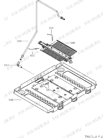 Схема №1 SY23W (F046259) с изображением Дверка для плиты (духовки) Indesit C00254124