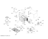 Схема №1 3WG1021A0 с изображением Панель для свч печи Bosch 11029388