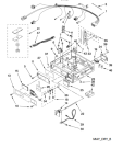Схема №2 MLE24PDAGW с изображением Шуруп для электросушки Whirlpool 482000096726