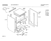 Схема №2 SN24000II с изображением Передняя панель для электропосудомоечной машины Siemens 00270242