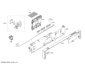 Схема №2 SHX45M05UC с изображением Внешняя дверь для посудомойки Bosch 00244877