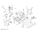 Схема №3 SGS65E02EU с изображением Передняя панель для посудомойки Bosch 00443726