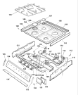 Схема №3 KD643GX (F029988) с изображением Крышка для духового шкафа Indesit C00241203