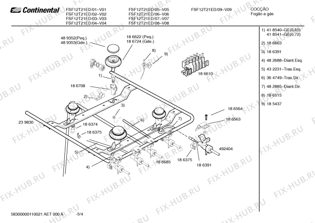Схема №2 FN102P14SC с изображением Держатель для плиты (духовки) Bosch 00432642