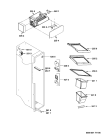 Схема №2 KSN 570 A+ EW с изображением Дверь для холодильника Whirlpool 480132102664