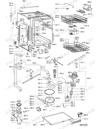 Схема №2 ADG 5609 IX с изображением Модуль (плата) управления для посудомойки Whirlpool 480140101232