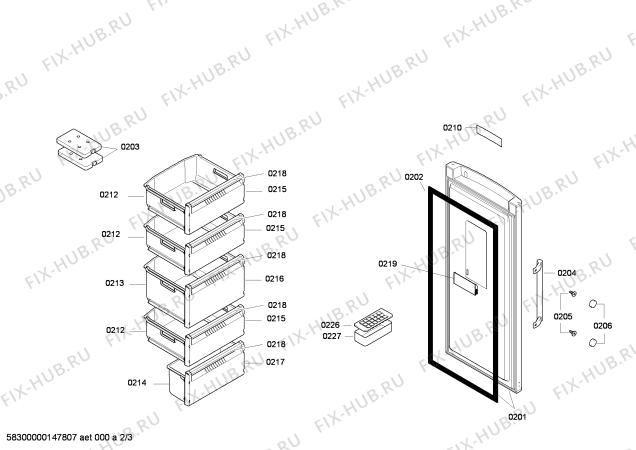 Схема №1 GSVFUQ3CH с изображением Дверь для холодильной камеры Siemens 00249583